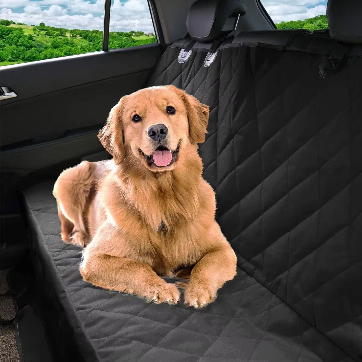 Dog Car Seat Cover, 100% Waterproof Car Pet Mat, Pet Car Mat, Rear Waterproof Car Dog Mat, anti Dirty Pet Car Mat Dog Car Seat